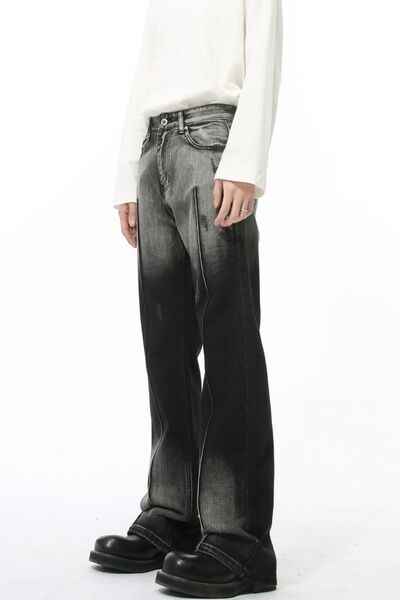Pocketed High Waist Jeans - Damned Threads